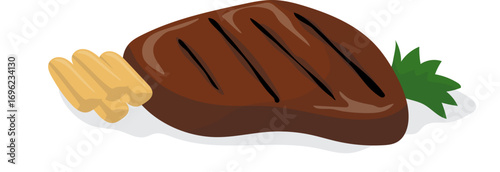 Steak Vector Illustration