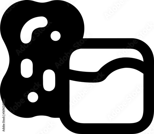 Abstract representation of a substance undergoing purification or decontamination, highlighting the removal of impurities to achieve a clean and hygienic state