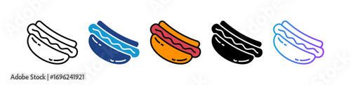Hot Dog multiple icon