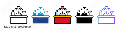 Dinner multiple icon
