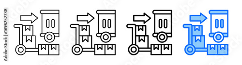 Loading Product Icon In Different Styles Set Collection