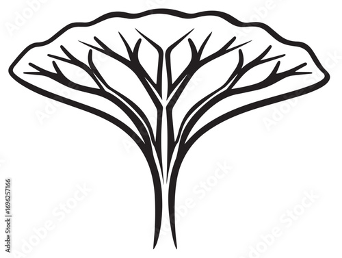 Modern farm canopy crop illustration in vector style