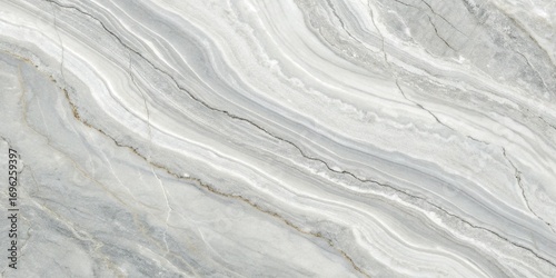Wallpaper Mural Elegant gray marble texture with flowing patterns, perfect for adding a touch of sophistication and natural beauty to any interior or design project Torontodigital.ca