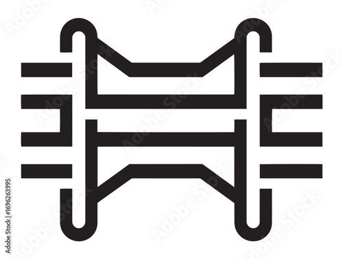 Clean and stylish crop fencing agricultural equipment