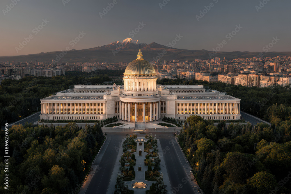 Obraz premium explore top cities of cis featuring their iconic landmarks and symbols without any people