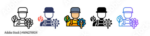 Electrical Work multiple icon