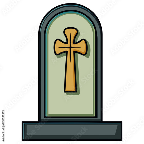 tombstone, halloween, festival, vector, transparent background, icon, pattern, celebration, decoration, monument, statue, sculpture, old, isolated