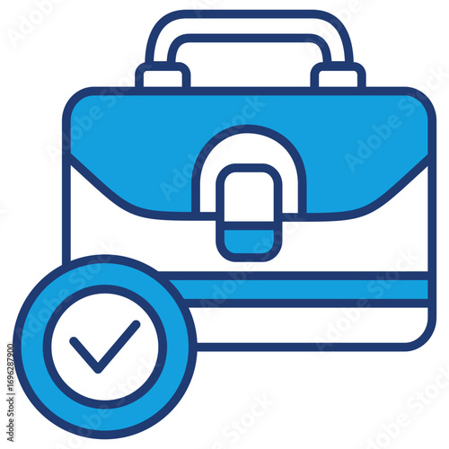 Work Blue Icon