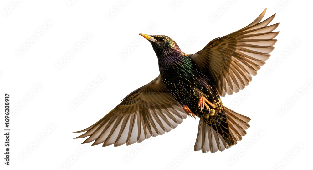Obraz premium Isolated Starling Bird