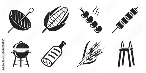 bbq-party-icons-set---8-minimalist-icons---black-v