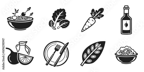 beet-salad-icons-set---8-minimalist-icons---black-