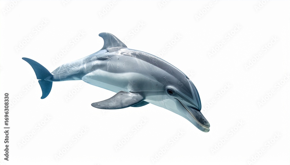 Fototapeta premium dolphin isolated on white
