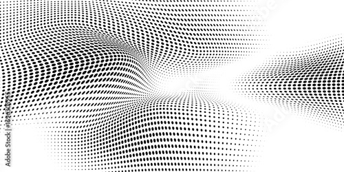 Abstract black haftone white background. Modern dots comic pop art style. Simple design.