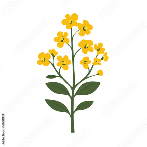 A modern element in vector and EPS format. icon clipart, Minimalistic 2D flat icon featuring a mustard, clean vector design, simple illustration style, isolated on a white background