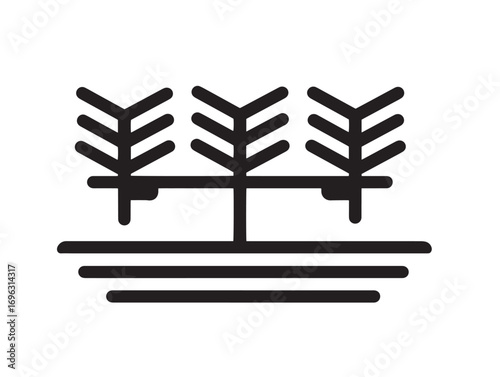 Accurate Farm Scale Icon with Clear Line Art Design