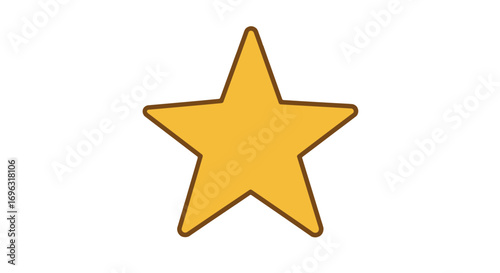 Golden star design graphic element vector illustration shiny star star shape star icon star art on transparent background
