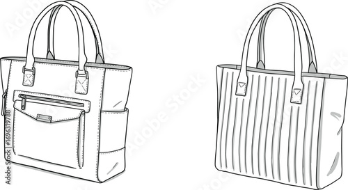 Stylish tote bags for women, fashion handbag collection, leather purse design, modern accessories, elegant office bag, versatile daily carry