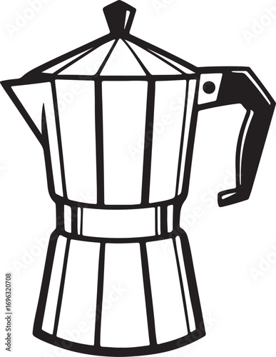 coffee maker vector illustration