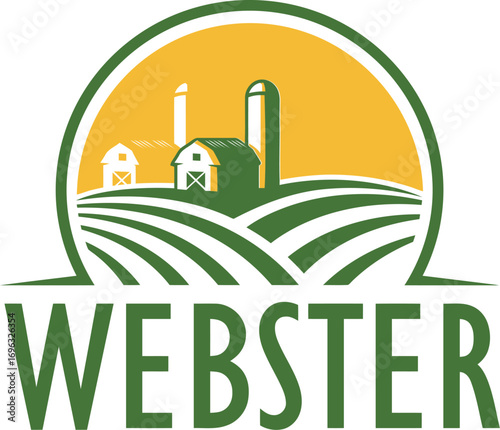 Modern Farm Logo || Green Agriculture Design