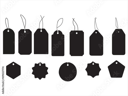set of price tags icon