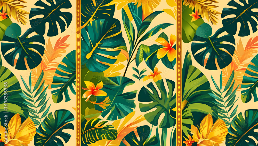 seamless pattern with leaves seamless pattern with leaves
