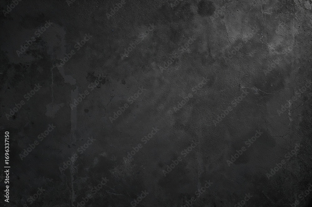 Obraz premium Dark gray cement wall texture with white gradient light effect background