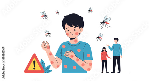 Protecting children from mosquito bites and preventable diseases during outdoor activities