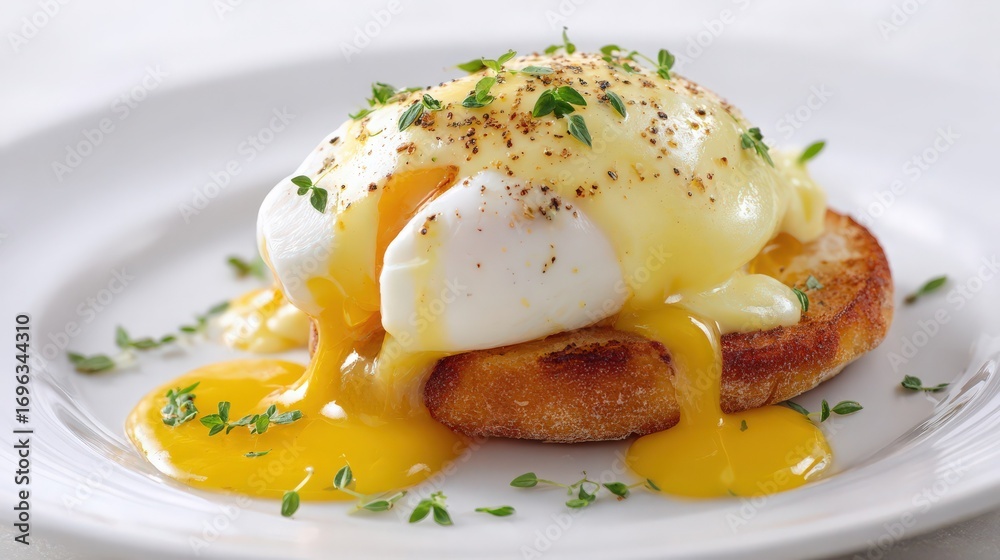 delicious egg benedict breakfast dish delicious egg benedict breakfast dish