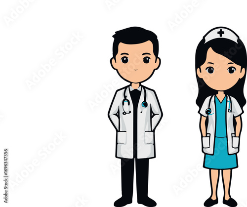 doctor and nurse in uniform