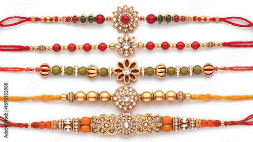 Elegant Rakhi Bracelets A Vibrant Collection for the Festive Season. Adorn Your Loved Ones with Joy and Tradition