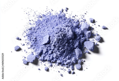 Dusty, crumbled lavender powder