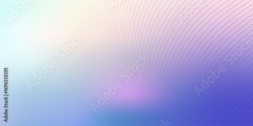 Pastel tint gradient background with wavy lines texture, vector ilustration.