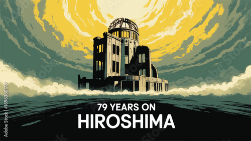 Hiroshima 79 Years On - A Remembrance Illustration