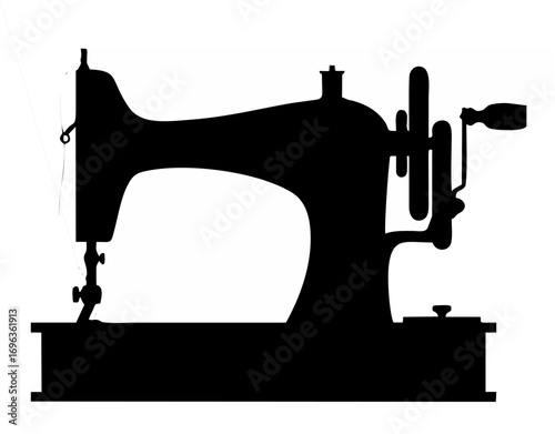 Retro Sewing Machine Icon.eps