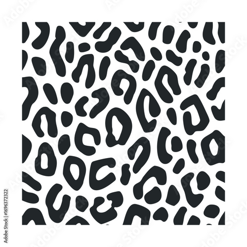Bold leopard print pattern for fashion and interior design projects