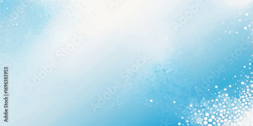 Abstract texture of blue frozen water with bubbles and ice-like patterns