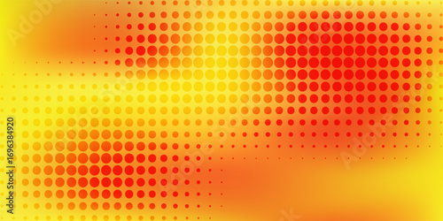 Monochrome gradient halftone dots background. Vector illustration.