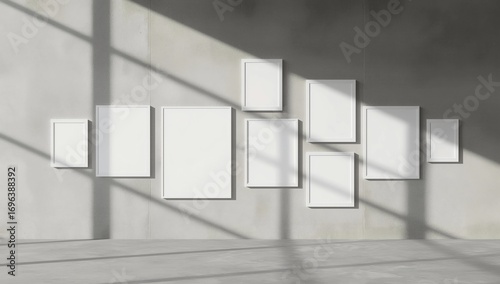 Wallpaper Mural Moodboard template. Photo collage grid Torontodigital.ca