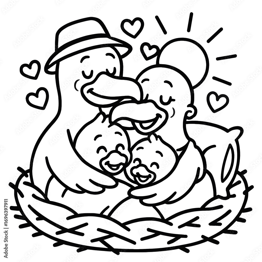 Obraz premium love of family 1