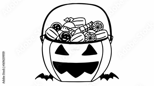 A realistic Halloween themed vector collection featuring high-definition isolated designs with no background. Includes detailed carved pumpkins glowing with candlelight, spooky black bats in flight, c