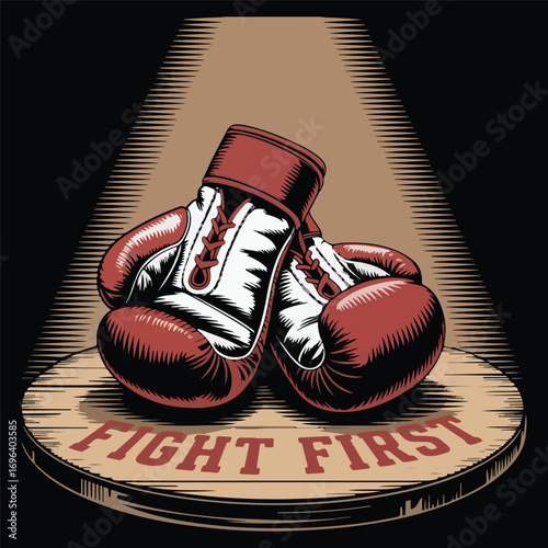 boxing t shirt design