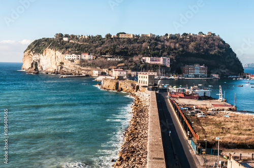 disused industrial area in Bagnoli Old steel factory, Naples, Italy