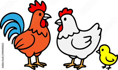 chicken family