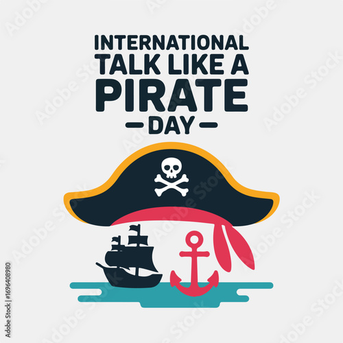 International Talk Like a Pirate Day – Pirate Humor, Nautical Fun & Skull & Crossbones Celebration.