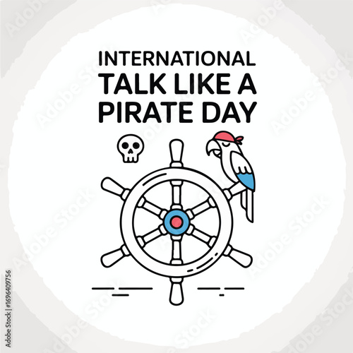 International Talk Like a Pirate Day – Pirate Humor, Nautical Fun & Skull & Crossbones Celebration.