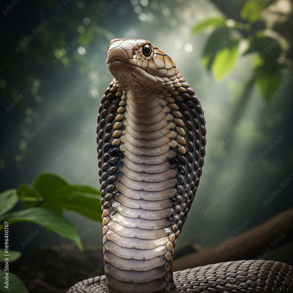 Fototapeta premium snake in the garden