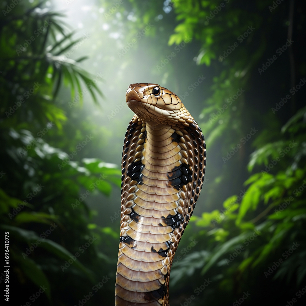 Fototapeta premium snake in the tree