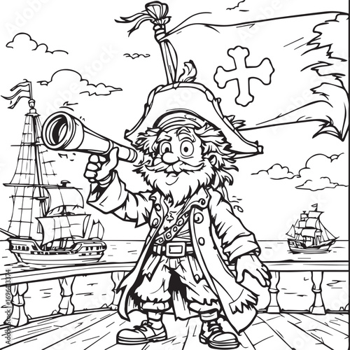 “The Gaze That Didn’t Just Search, It Summoned”

“Captain of Clouds and Curiosity”

“Deckbound Destiny: A Pirate’s Pause”