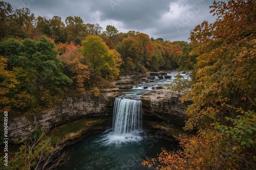 Hidden Gorge Waterfall in t...