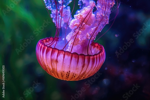 Vibrant close-up view of a ...